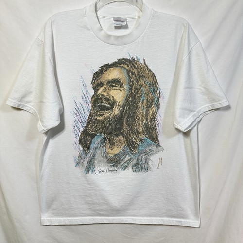 Shirt vintage gesù che ride - vintage,