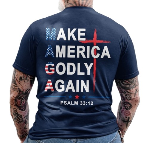 Maglietta make america godly - maglietta,