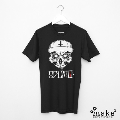 Shirt salmo musica - t-shirt, rap