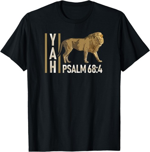 Shirt yah salmo 4 ebraica - salmo, 68:4