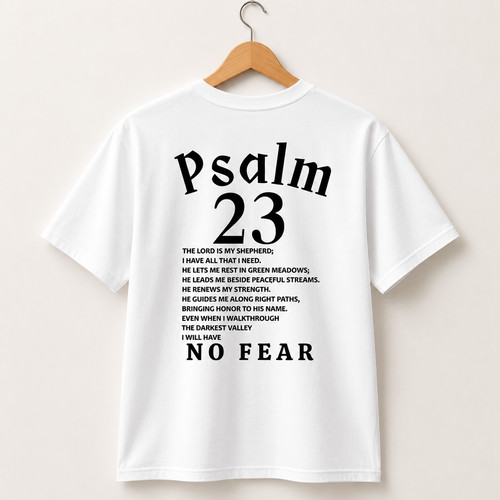 Shirt uomo salmo 23 - salmo,